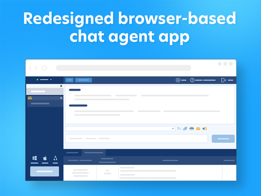 Überarbeitete Web-Chat-Agent-App